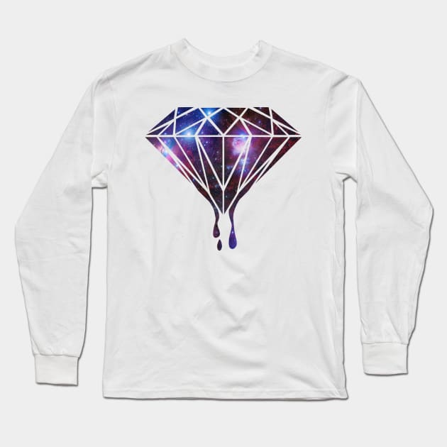 Galaxy Diamond Long Sleeve T-Shirt by CheesyB